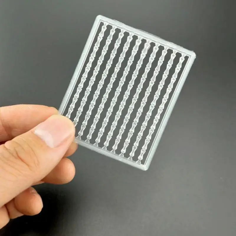 10 Karten/Lot 1000Pcs Karpfen Angeln Haar Stoppt Für Boilie Köder Hantel Form Kleine Angeln Bobber Stop Stopper rig Karpfen Stoppt – Detail 3
