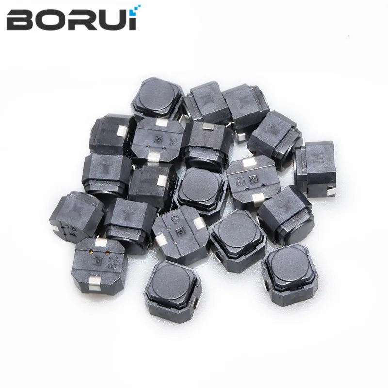 Tact Switch 6*6*5 mm Mute switch Silicone Keypad Push Button Switch 2Pins Silent switches 20PCS/LOT