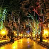 30/50cm Solar LED Meteor Shower Light Holiday String Light Waterproof Fairy Garden Decor Outdoor Led Street Garland Christmas 3