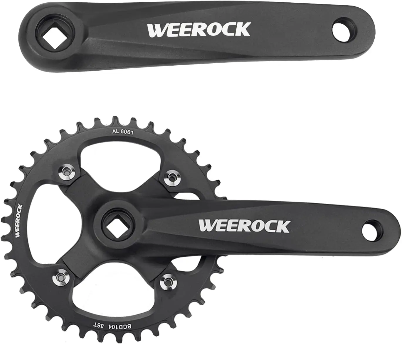 ZUKKABikeCrankset170mmMountainBikeCranksetwith38T42T