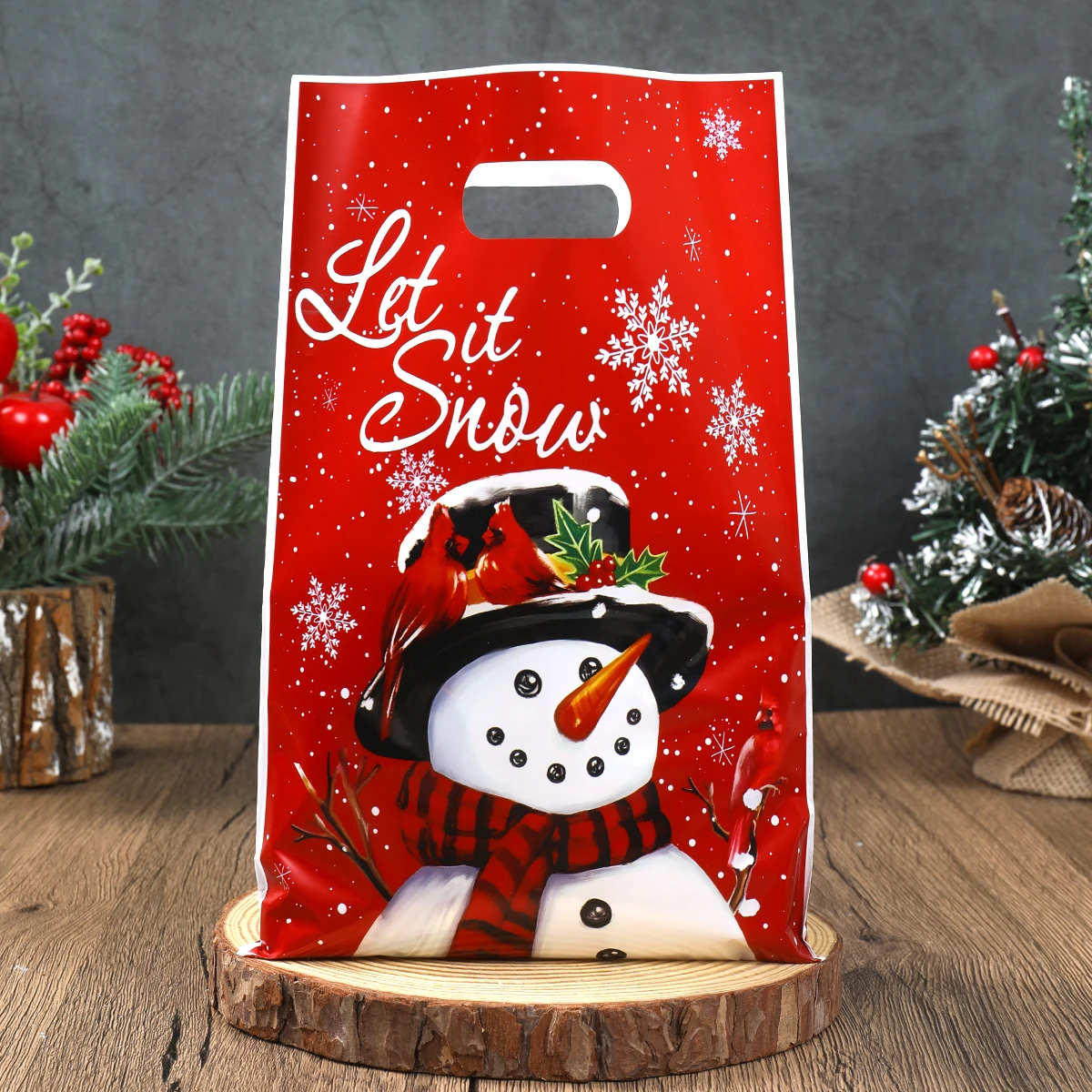 Christmas Snowman Gift Handbag Merry Christmas Decoration for Home 2025 Navidad Natal S... - SKU CSGH1842 - UGI Packaging