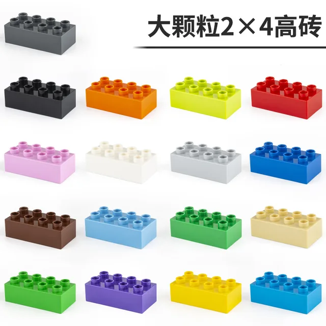 Wanneer bout argument Basic Baksteen 2X4 10 Stks/partij Diy Classic Onderwijs Bouwstenen  Compatibel Met Lego Grote Bricks Plastic Speelgoed Voor kinderen|Blokken  Stapelen| - AliExpress