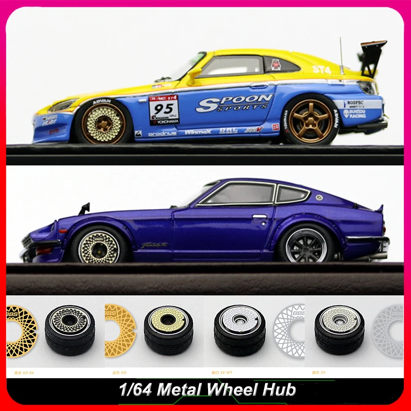 DiecastCarParts164MetalWheelHubCoverDetailupPartsForRacing