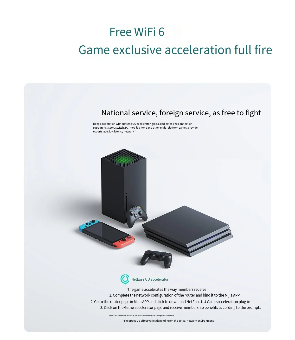 Xiaomi-Original Mijia AX3000 Router, Qualcomm CPU, Repetidor