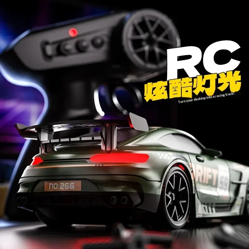 신제품 1:64 데스크탑 미니 RC 전문 고속 레이싱카 4륜 구동 드리프팅 가변 속도 자동차 소년 모델 장난감