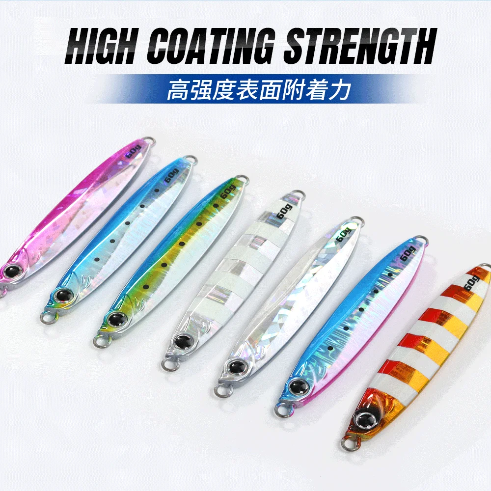 JIGGINGPRO Coltsniper Metal Jig 35g 45g 60g 80g 100g Long Casting Slow Jigging Lure Salzwasser-Angelköder – Detail 5