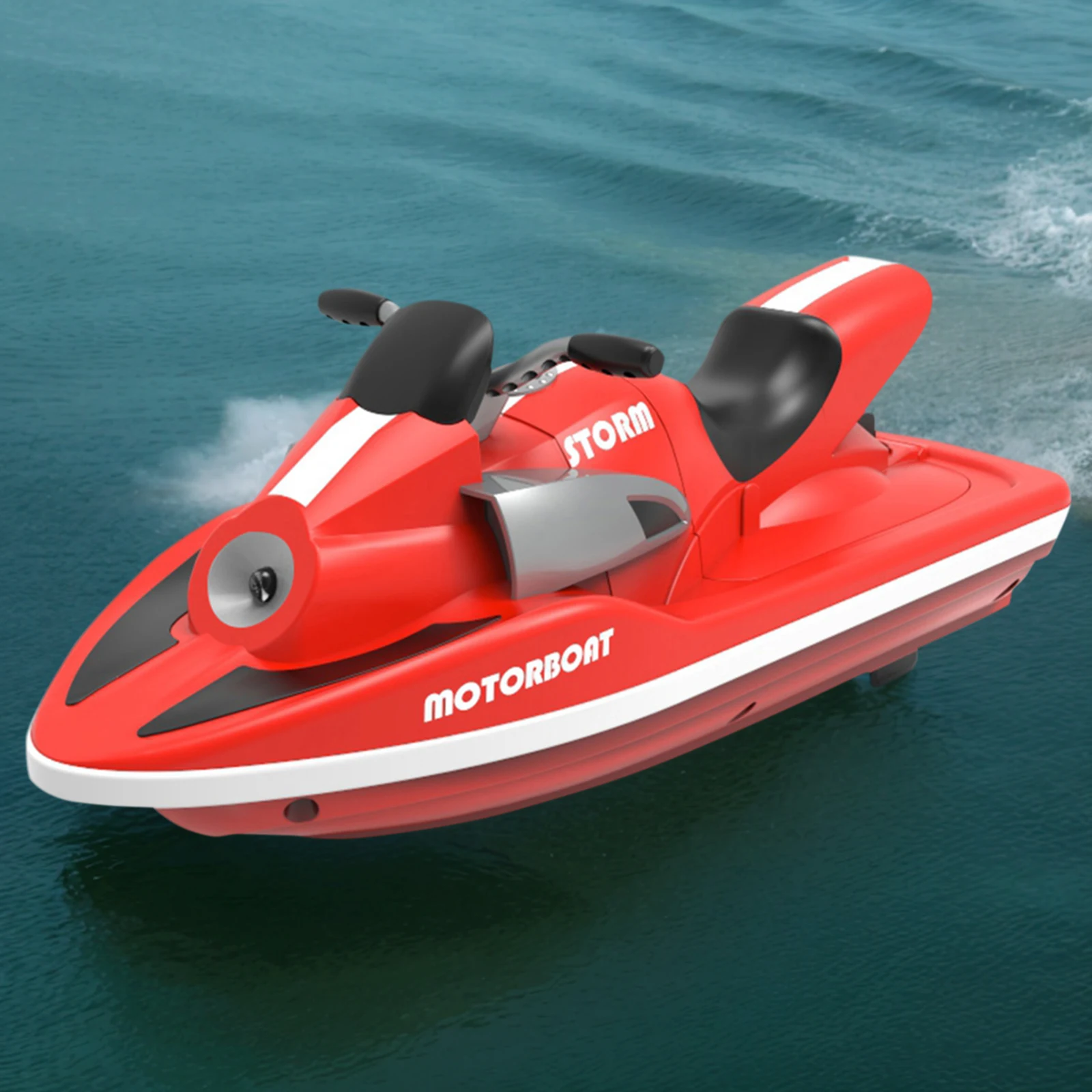 리모컨 충전식 전기 RC 레이싱 보트 장난감, 어린이 및 성인용 고속 RC 보트, 수영장 및 호수용, 4 km/h, 2.4GHz