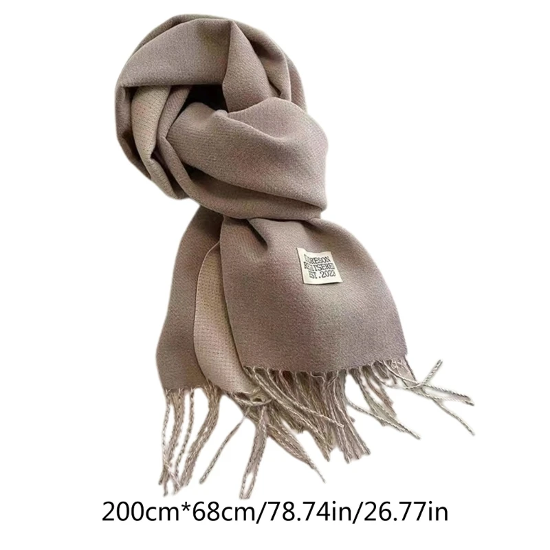 Рисунок 6 - Двусторонний шарф с бахромой по краям для девочек