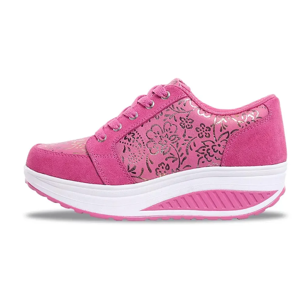 Slimming Toning Wedge Platform Sports Shoes for Women