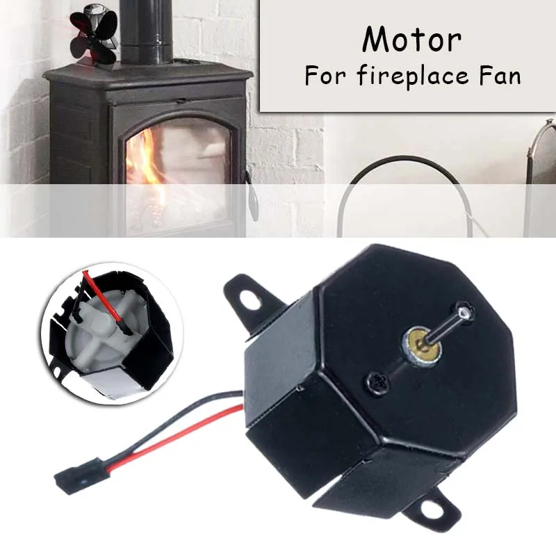 1Pcs Fireplace Fan Replacement Motor Stove Fan General Accessories Electric Power Motor Barbecue Oven Generator Chip