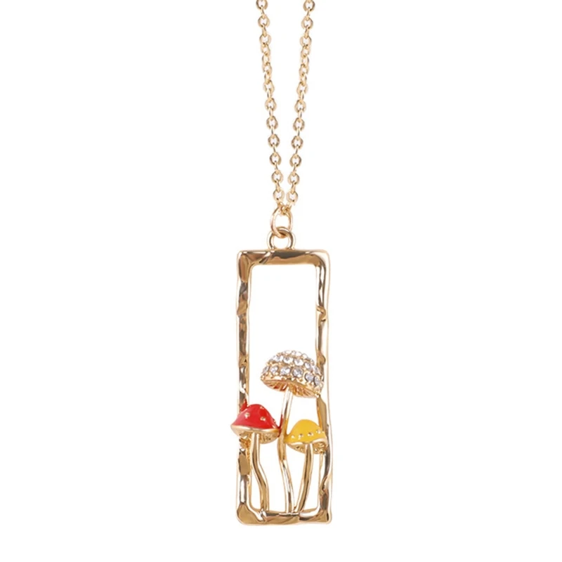 Cute Mushroom Necklace Pendant Necklace 