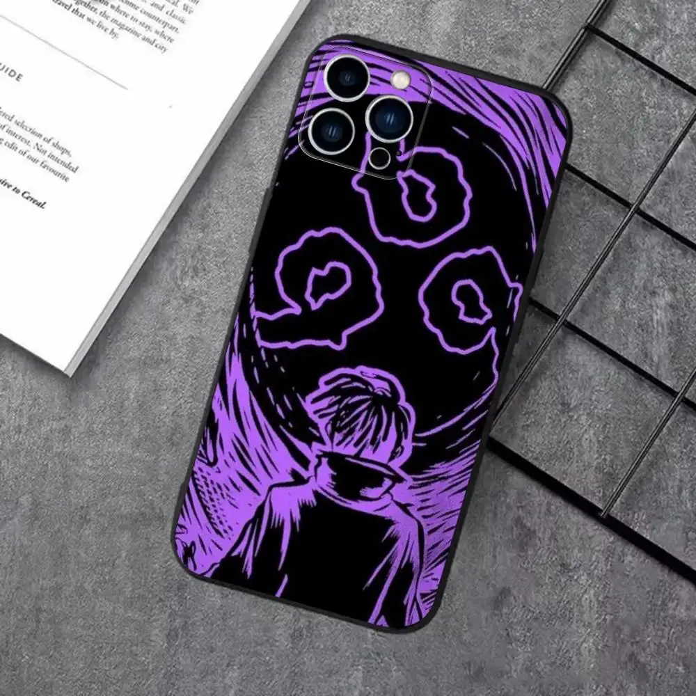Juice Cool Fashion Design Shockproof Soft Black Phone Case