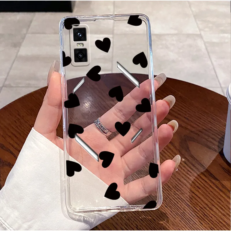 Clear Silicone Cute Love Rabbit Cartoon Luxury Phone Case Cover