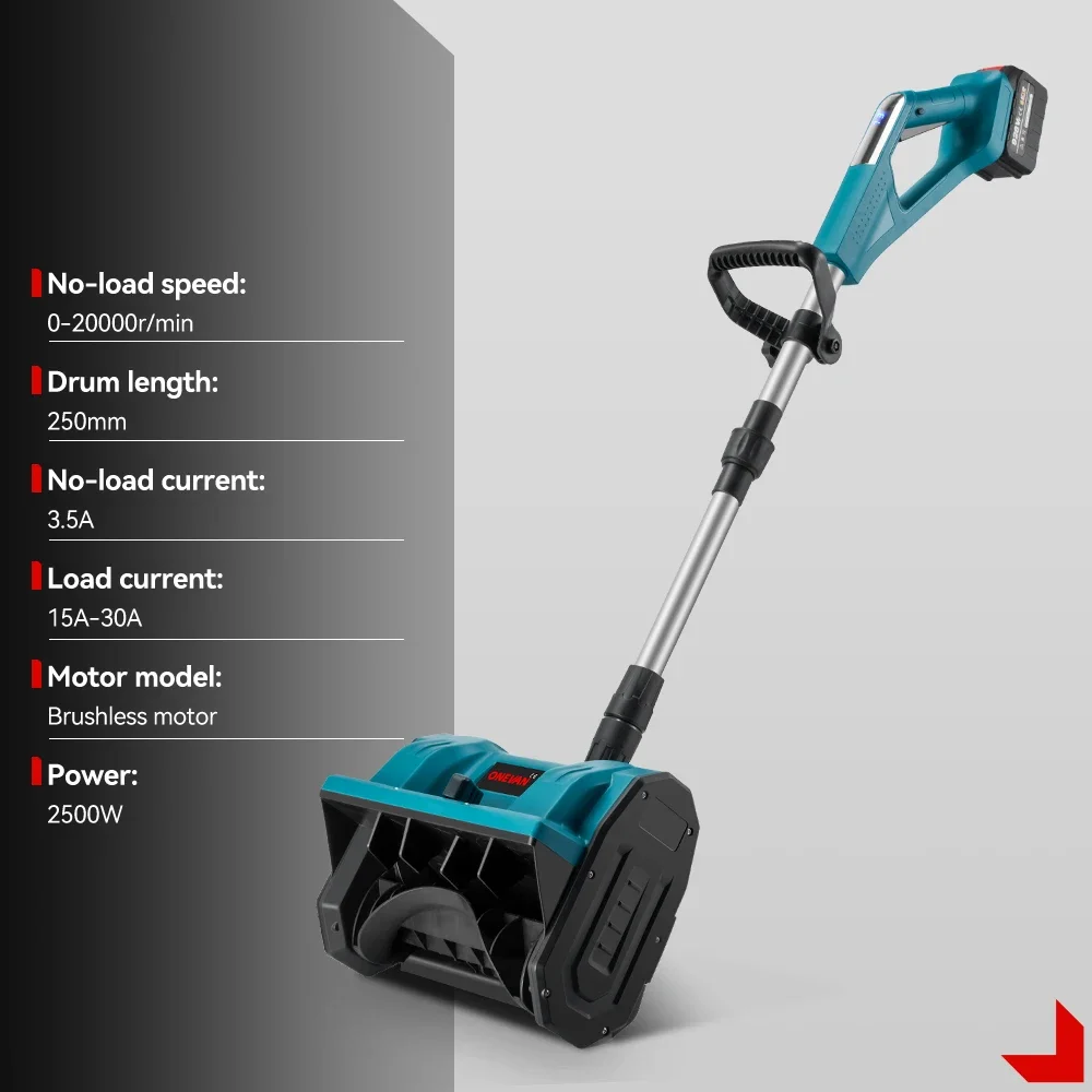 Fraise à Neige Sans Fil Pour Batterie Makita 18V (non Incluse) | 1000W, Lancer 8m, Pliable - DLR100