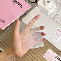 10pcs Star Love Heart Kpop Photocard Toploader Photo Card Sleeves Idol Photo Cards Protective Case 2