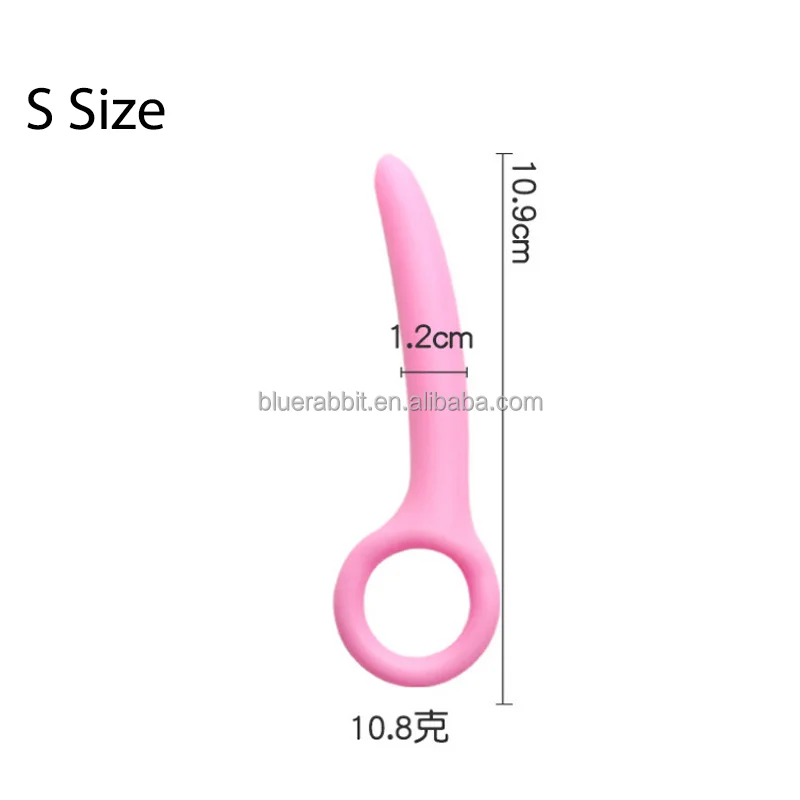 Crescent Shaped Female Anal Plugs Kits Anal Dilators Kits Pelvic Floor Muscle Trainers Vagina Dilators Sets for Women