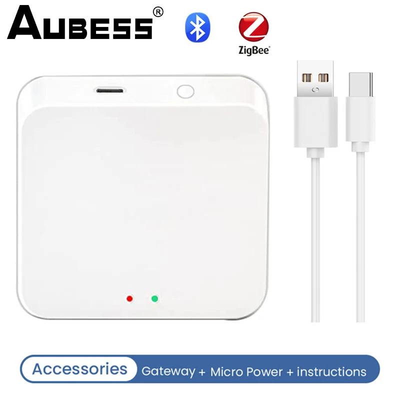 

Tuya Smart Gateway Hub Multi-model Smart Home Bridge WiFi Bluetooth Compatible ZigBee APP Wireless Remote Control Alexa