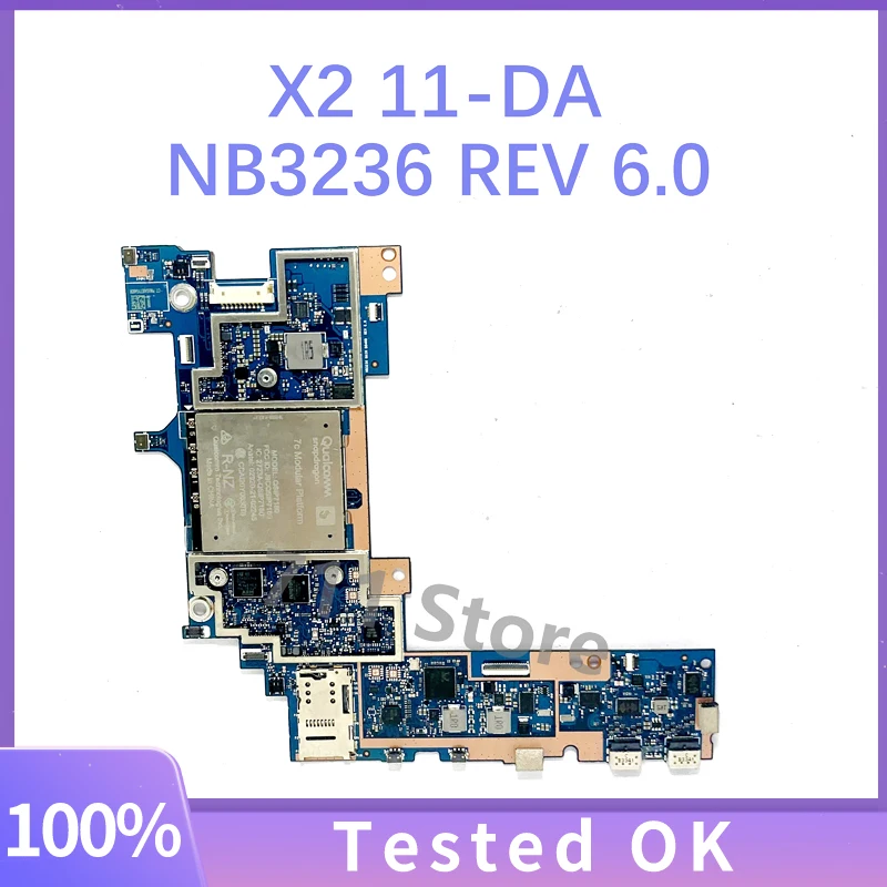 High Quality NB3236 REV 6.0 Mainboard For HP Chromebook X2 11-DA Tablet Motherboard Fully Tested Working Well
