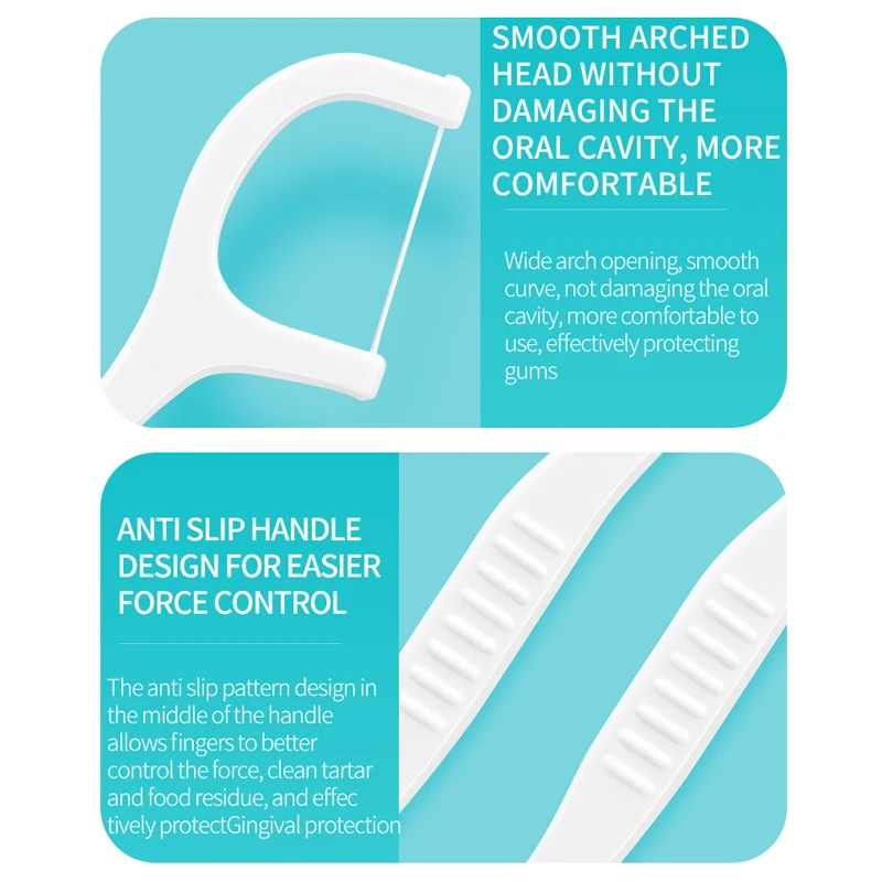 Dental Floss Stick Dental Floss Sticks Dental Cleaning Tools 150pcs Ultra-Fine Toothpicks Home Set Portable and Disposable Care Floss Portable Floss Stick Oral Care Deep Cleaning