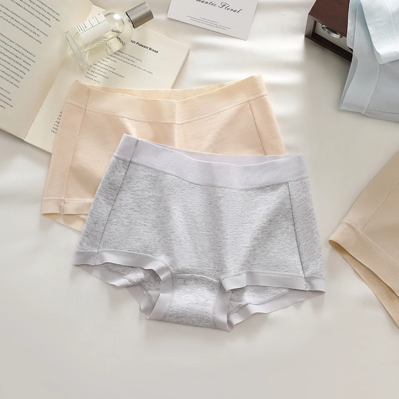 Mode Slips Höschen Frauen Japanische Damen Höschen Set Pack Baumwolle Damen Shorts Boxer Frau Boxer Plus Größe Dessous Sexy – Detail 6