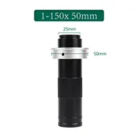 Magnification Adjustable 180X 150X 130X Zoom C Mount Lens 0.7X~4.5X Magnification For HDMI USB Industry Video Microscope Camera 2