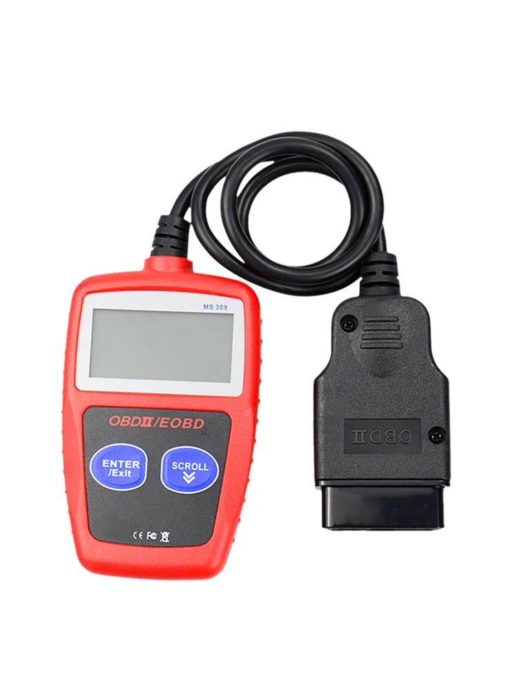 MS309 OBD2 Scanner Car Code Reader CAN BUS 2.4" Display OBD2 Fault Code Reader EOBD OBDII Diagnostic Tool Multi-languages high quality auto inspection equipment