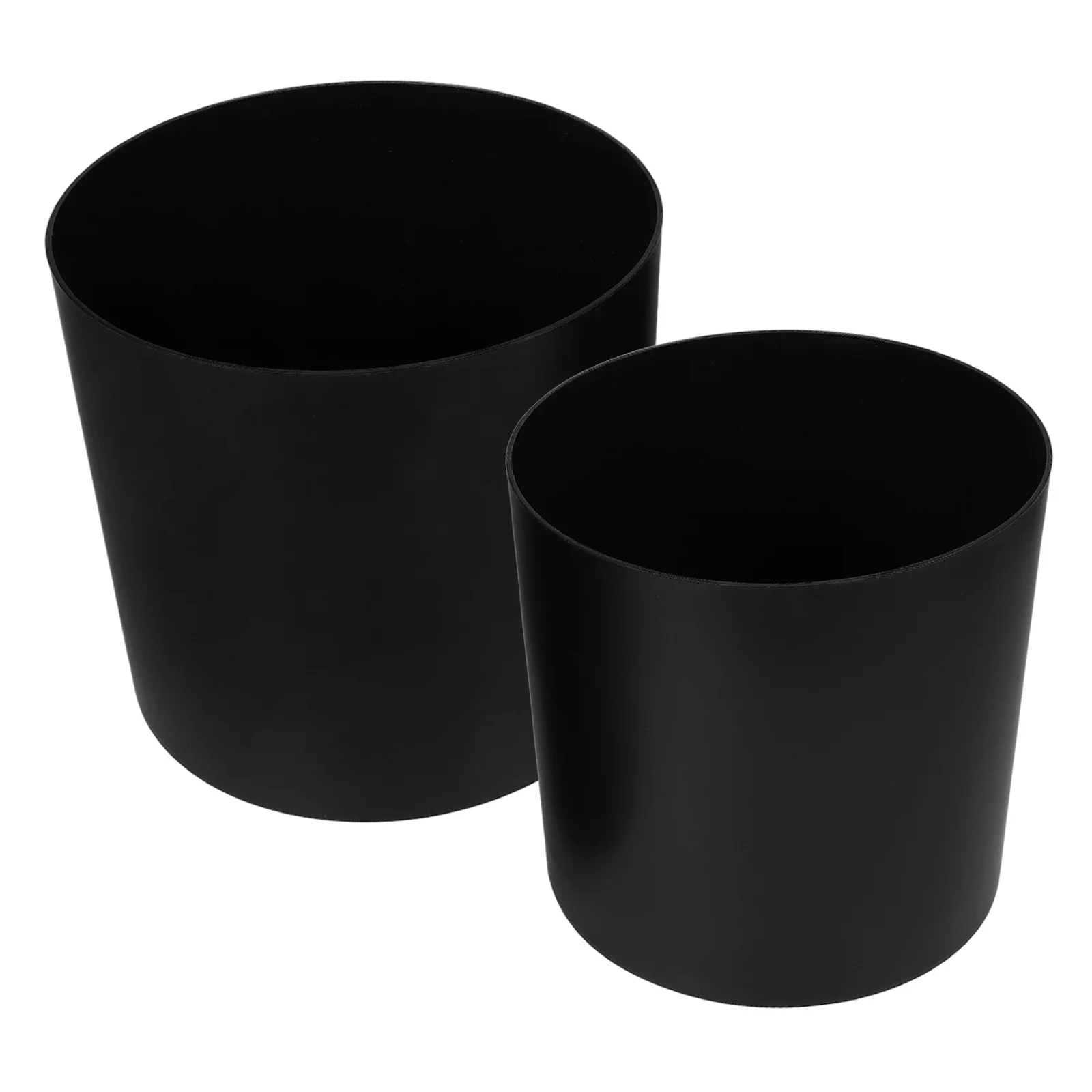 

2 Pcs Flower Bucket Gift Box Packing Circle Boxes for Round Holder Bouquet Plastic