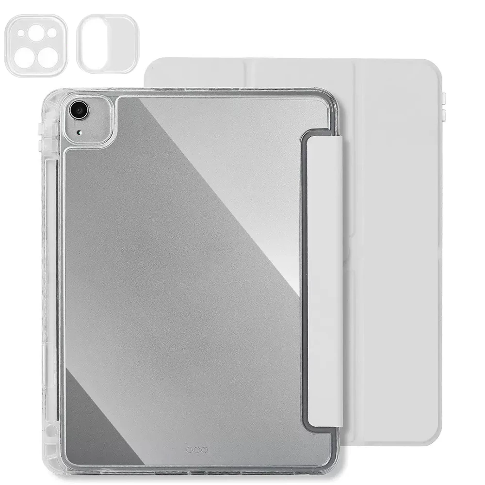 Sleek Tri-fold Clear Acrylic Tablet Case