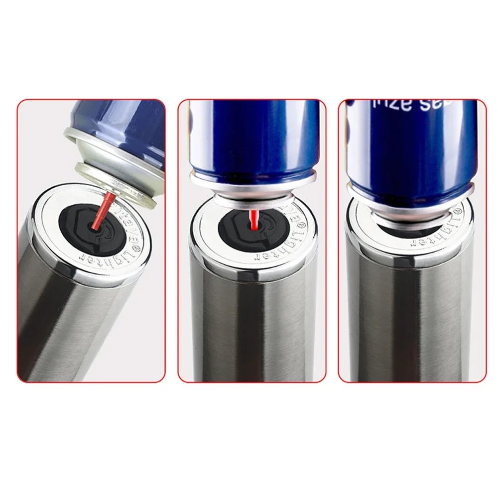 Super Long Kitchen Jet Flame Lighter Gas Stove BBQ Fireplace Outdoor Cooking Ignition Gun Inflatable Windproof Candle Lighter bbq lighter butane gas lighter