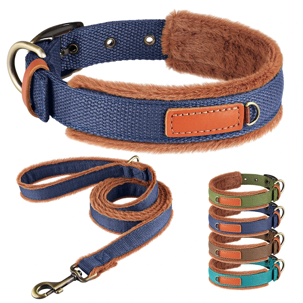 Nylon Dog Collar Leash Set 6