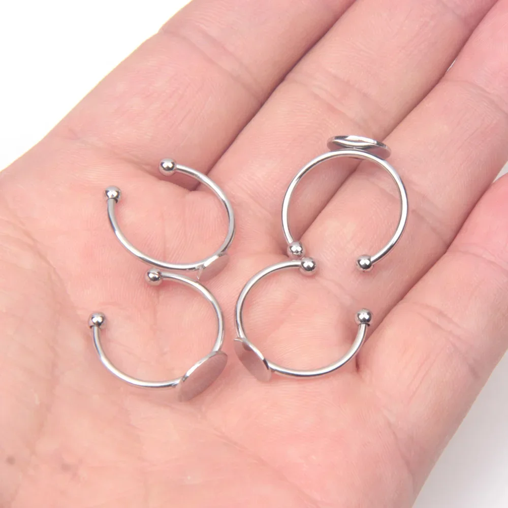 10pcs η ƿ   ÷ Ŭ е  ̽  4mm 6mm  Diy    ׼