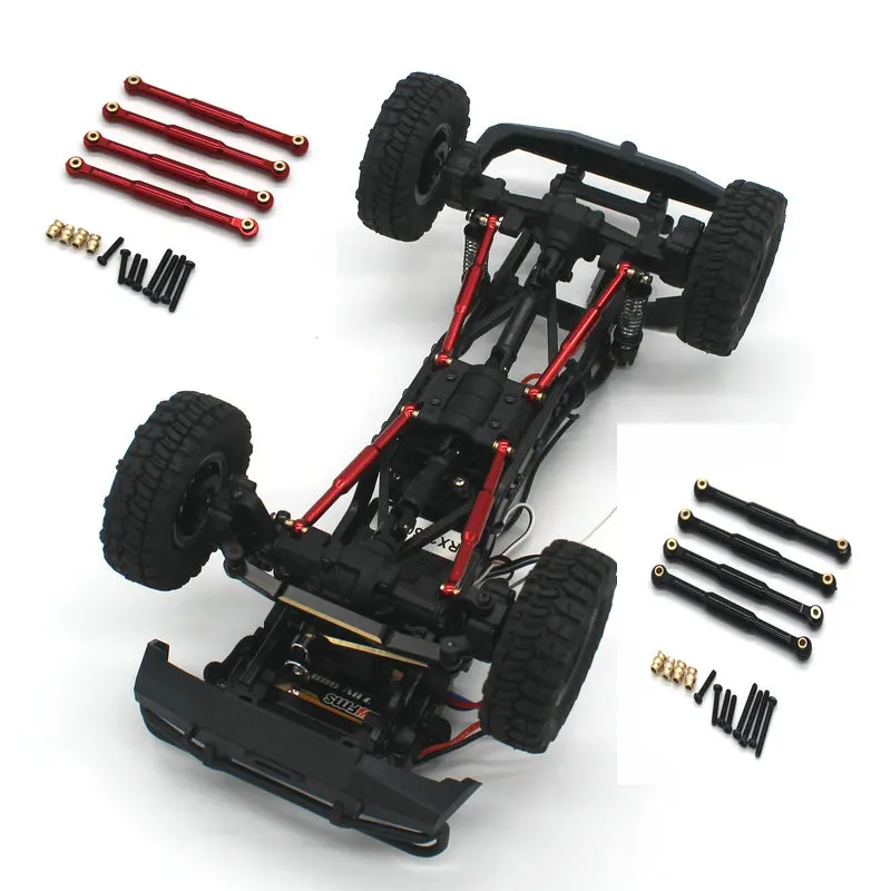 

FMS 1/18 FCX18 Новый LC80 Rc автомобильные металлические обновленные детали нижний стержень 4 шт.