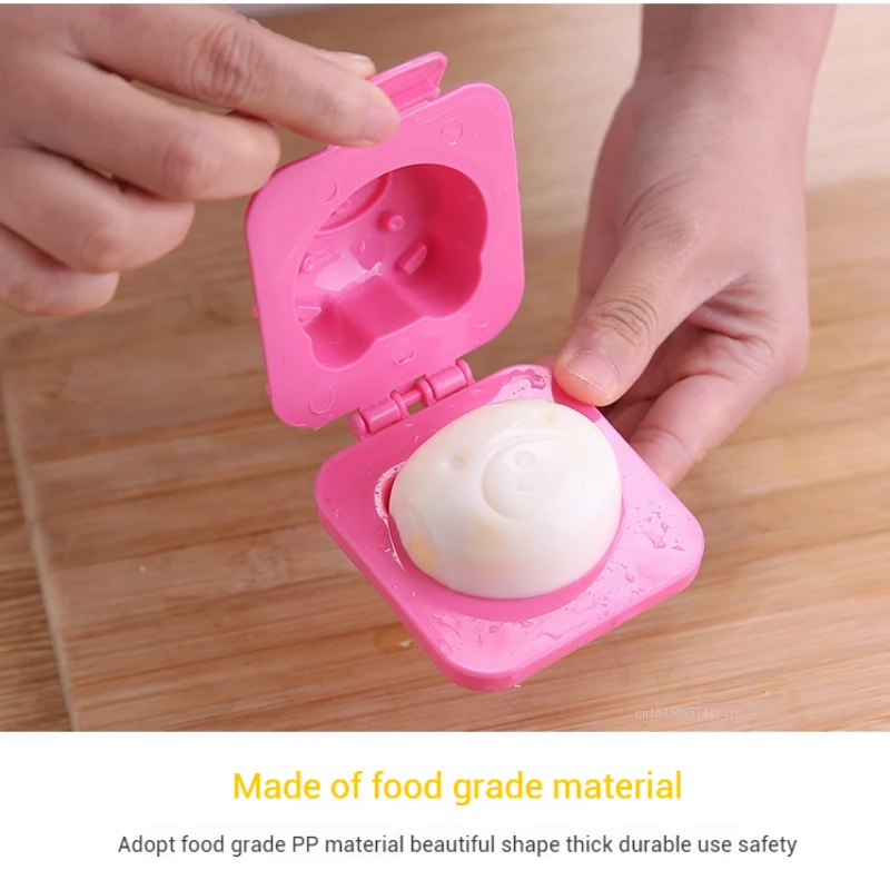 Egg Boiler Mold Cup Boiled Egg Mold Cute Cartoon 3D Egg Ring Mould Bento Maker Cutter Decorating Tool Kitchen Accessories For Kitchen