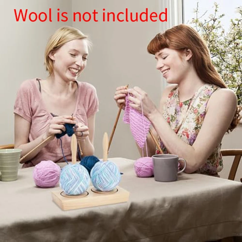 Portable Yarn Twining Holder Support Decrease Misalignment Wrist Ball Stand  Wooden Efficient Anti-Twine Yarn Shelf For Weaving - AliExpress