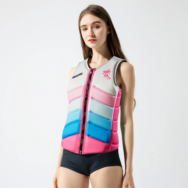 

Portable Adult Kid Swimming Buoyancy neoprene Life Jacket vest Floating Jacket Rescue Sea Fishing Vest Canoeing Sailing Safety