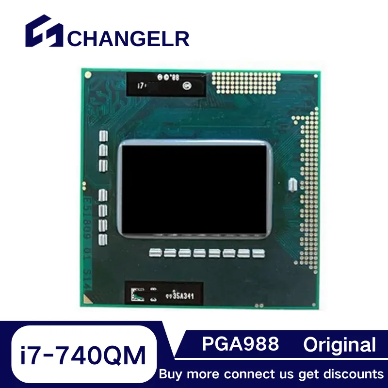 

Core i7-740QM i7 740QM SLBQG 1,7 ГГц четырехъядерный 8-поточный ЦПУ Процессор 6 Вт 45 Вт Разъем G1 / rPGA988A