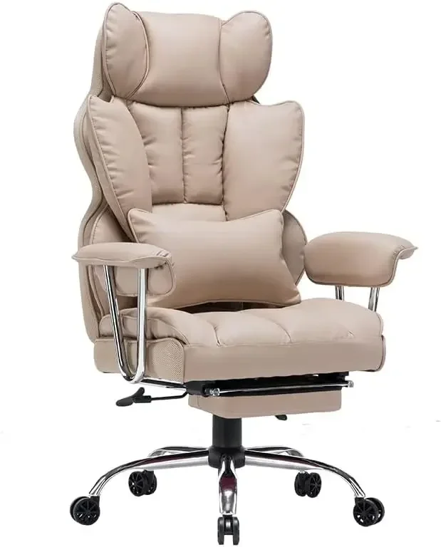 

Furniture suppliesDesk Office Chair 400LBS, Big and Tall Office Chair, PU Leather Computer Chair, Executive Office Chair with Le