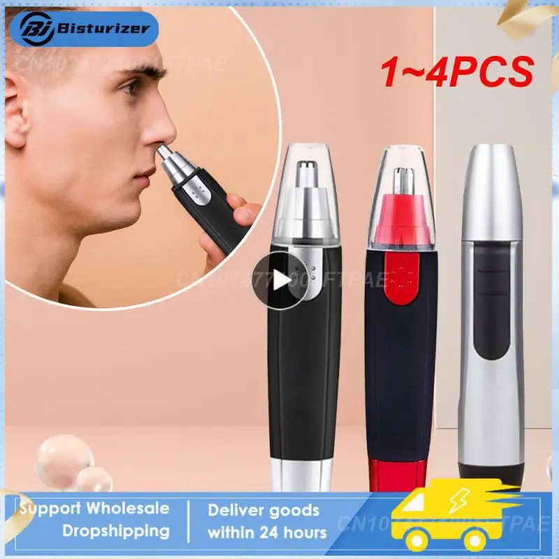 

1~4PCS Men Women Electric Nose Hair Trimmer Ear Razor Removal Shaving Tool Face Care Shaver Eyebrow Ear Implement Shaver Clipper