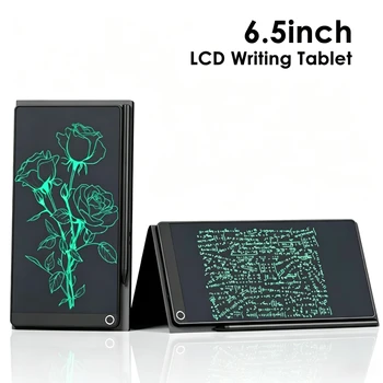 Tablet LCD per Scrittura a Schermo Intero, Blocco Note Digitale Portatile e Cancellabile da 6,5 Pollici per Prendere Appunti e Disegnare