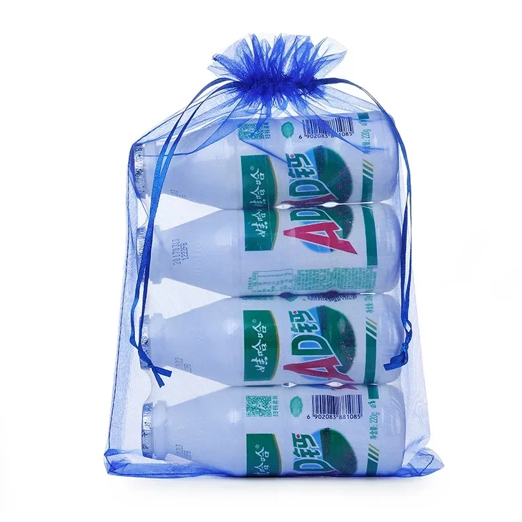 50 stücke 17x23 cm Kordelzug Organza Beutel Schmuck Verpackung Display Taschen Weihnachten Halloween Hochzeit Geburtstag Party Süßigkeiten geschenk Taschen – Detail 8
