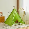 1.35m Tent For Kid Play House Wigwam for Children Portable Child Tipi Tents Teepee Toddler Ball Pit Girl Castle Play House 4