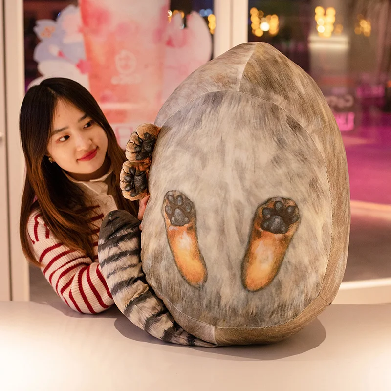 Hot 1pc 30/40/55cm Simulated Otocolobus Manul Plush Toys Pallas's Cat Stuffed Animal Doll Soft Fat Cat Pillow For Children Gifts