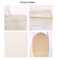 100 pièces/lot, sacs fourre-tout en toile personnalisés en gros, sacs de shopping écologiques réutilisables, sacs promotionnels en coton en vrac 6
