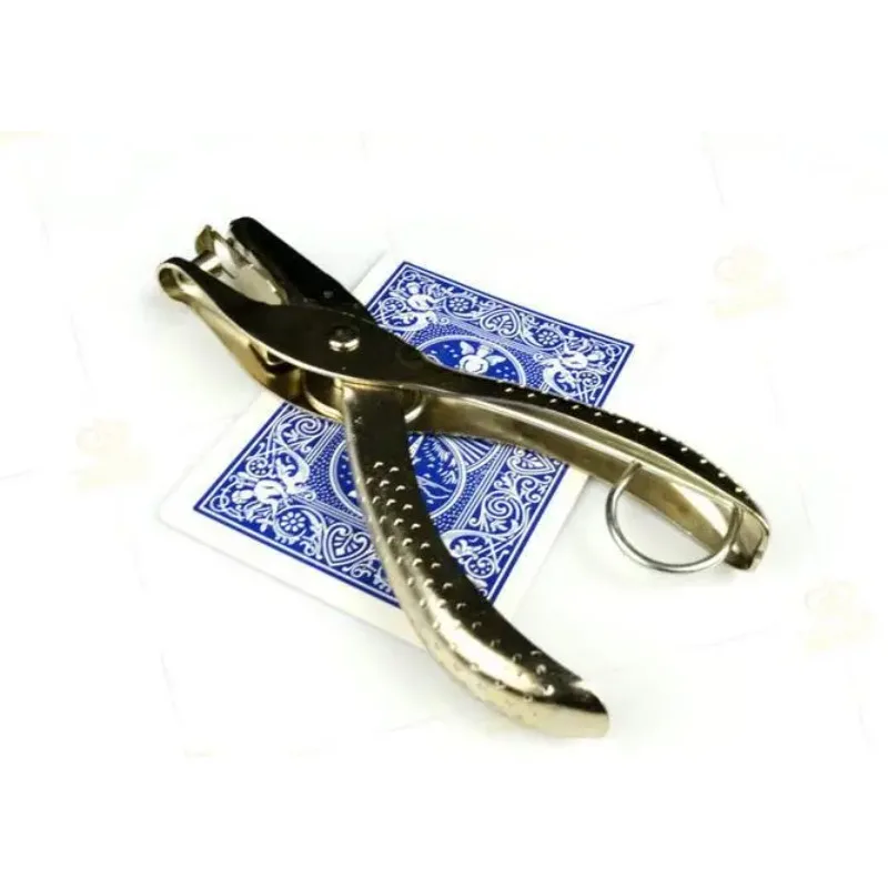 

Hole Punch Card/Moving Hole Card Hollow Transfer - Magic Tricks,Illusions, Close Up Magic Props,Magic Accessories