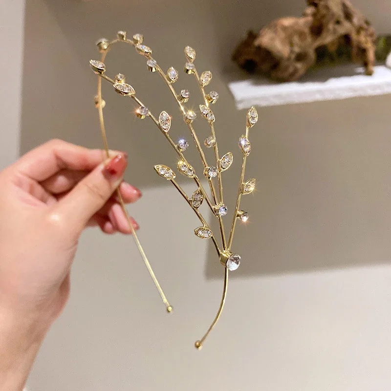 

Fashion Simple New Diamond Willow Hair Hoop Head Hoop Net Red Temperament Design Hair Accessories