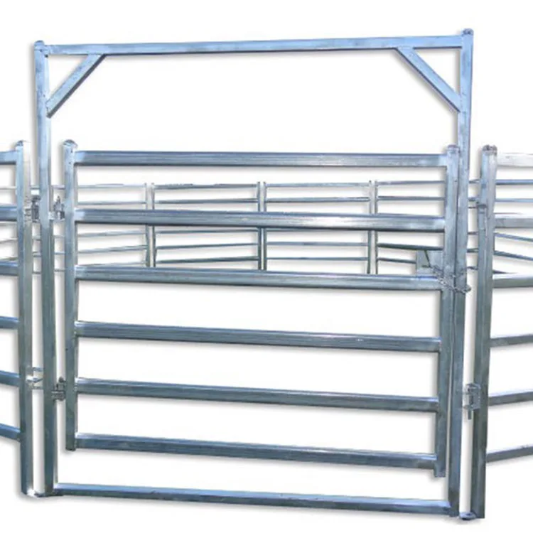Corral Fence Portable Galvanized Cattle Panel Steel Horse Fence Farm Fence and Gates 2