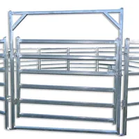 Corral Fence Portable Galvanized Cattle Panel Steel Horse Fence Farm Fence and Gates 2