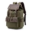 Vintage canvas backpack high quality business travel computer bag 4