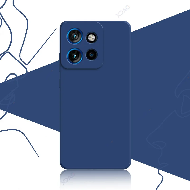 Luxury Dual Liner Protective Liquid Silicone Phone Case Cover