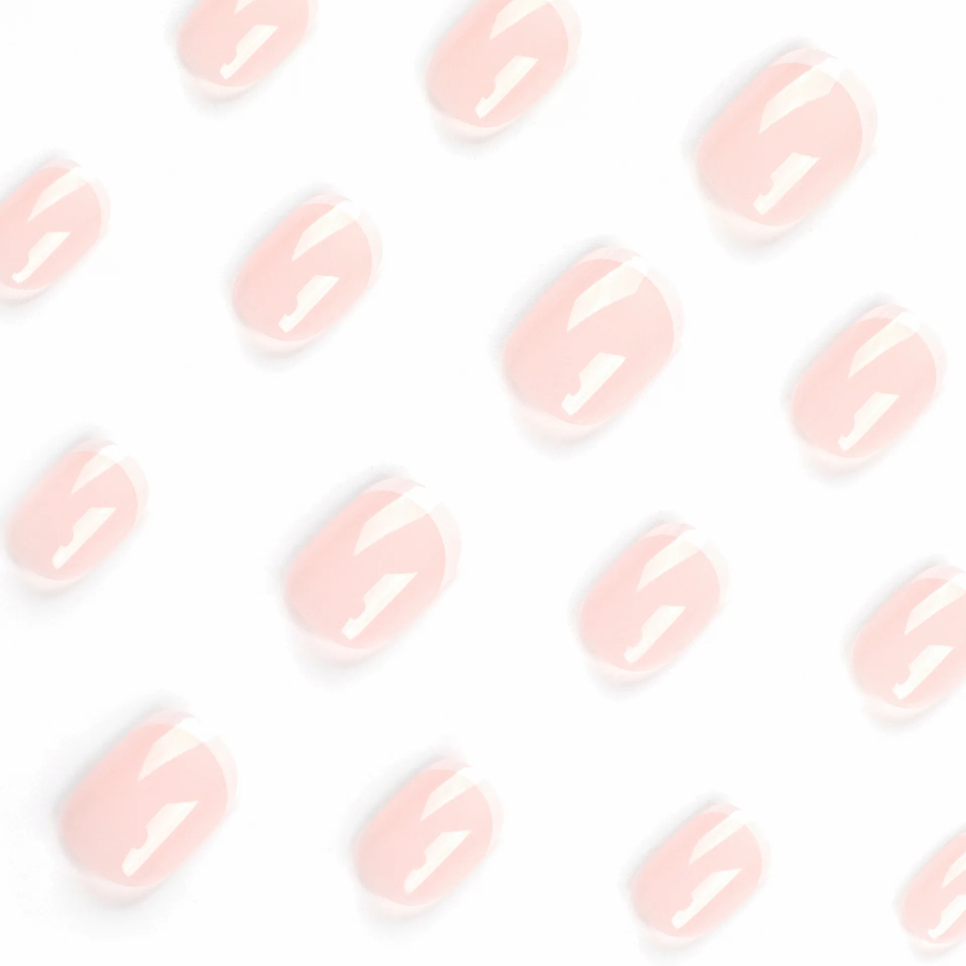 French Nails 24 PCs Short Minimalist with 1 Jelly and 1 Nail File